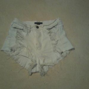 Ultra high rise, short shorts.